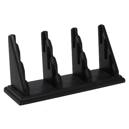 Wooden Mallet 9 Pocket Countertop Business Card Holder; Black BCC3-9BK